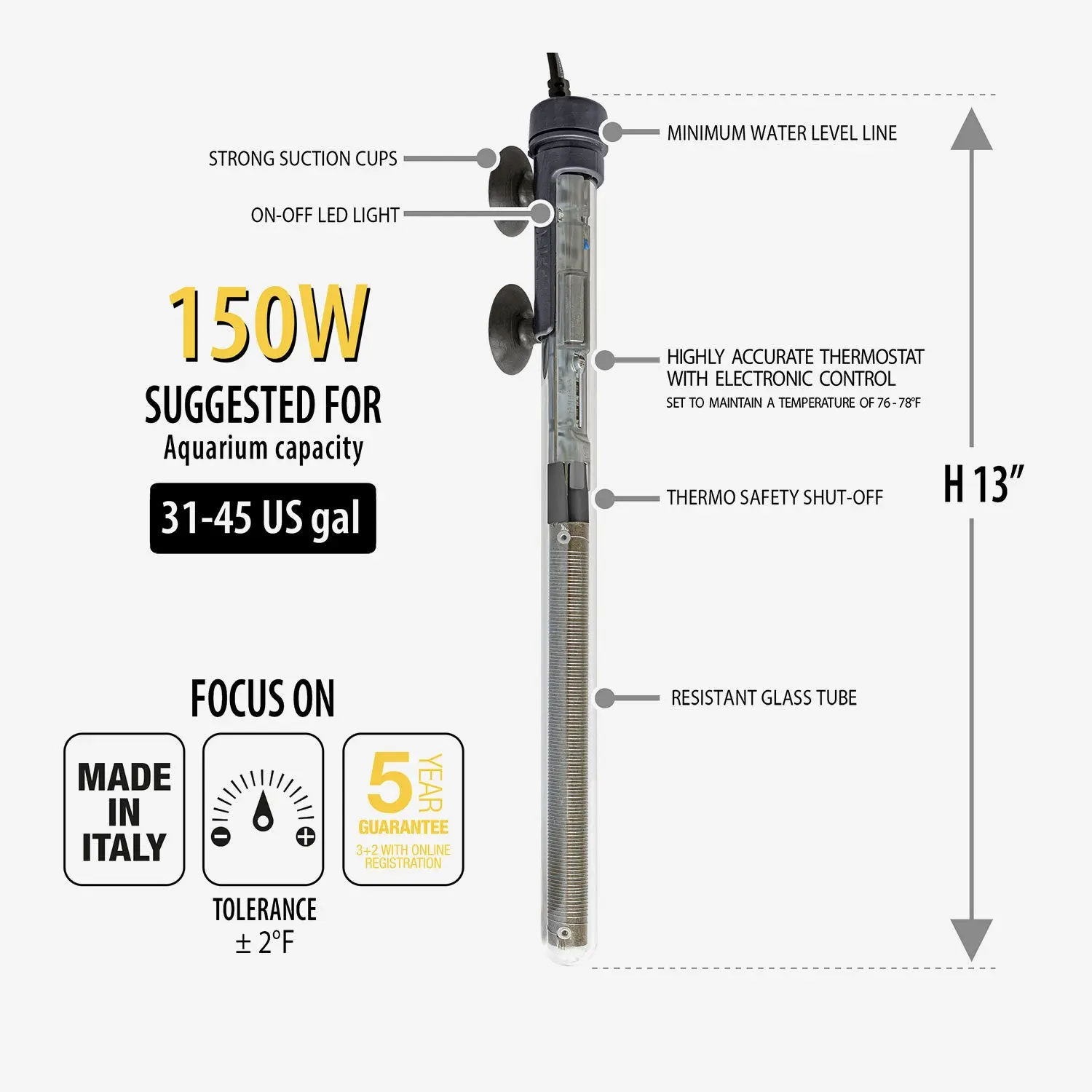 SCUBA Preset Submersible Heater - Image 4